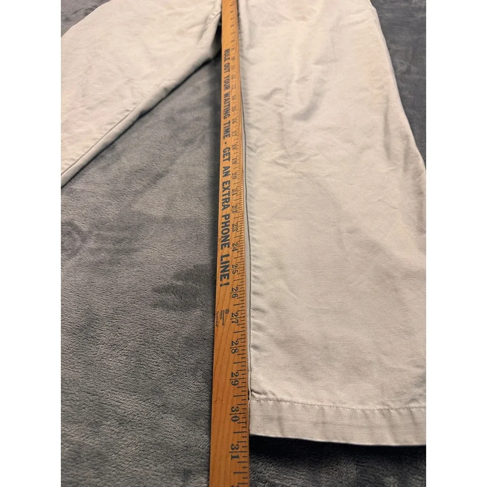 Columbia Utility Pants Mens 34x32 Khaki‎ Canvas Carpenter Outdoor AM8142